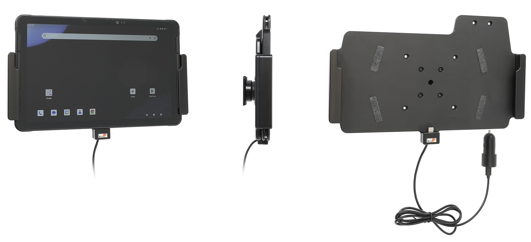 721474 Aktiv Halterung für Point Mobile TR54 - integr. USB-C-Kabel, Zig.-Adapter 0