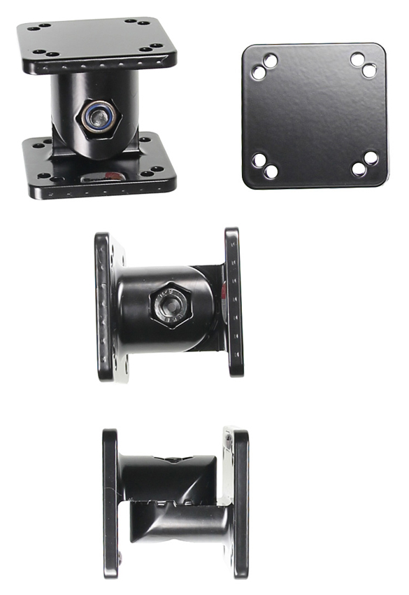 215532 HD Zahngelenkarm Basisset 2”, 62 mm, Große Zähne, Montageplatte AMPS 3