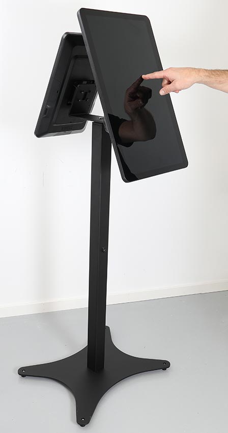 217212 Brodit doppelte Montageplatte, winkelig - für Monitore & Tablets, Modul 13