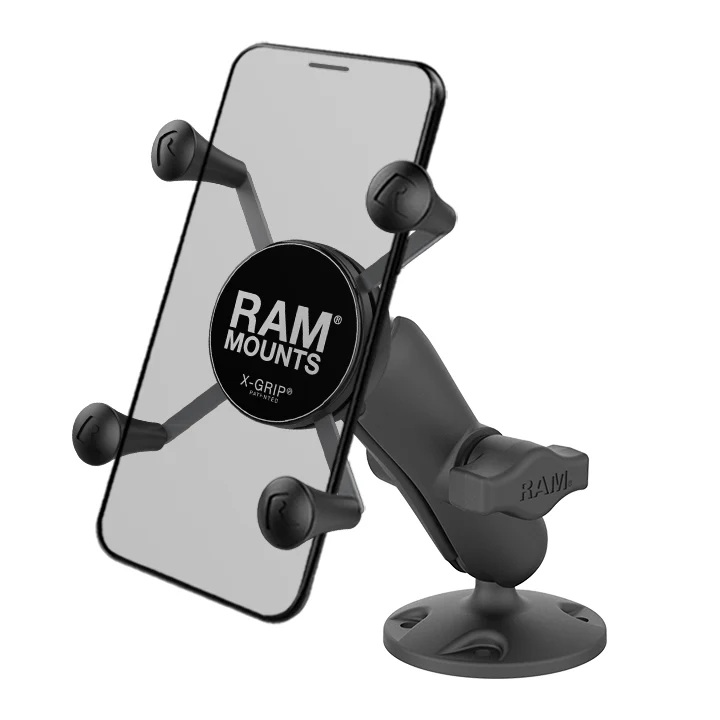 RAP-B-138-UN7U small X-Grip Universalhalterung für Smartphones mit AMPS Round Base - Kunststoff 0