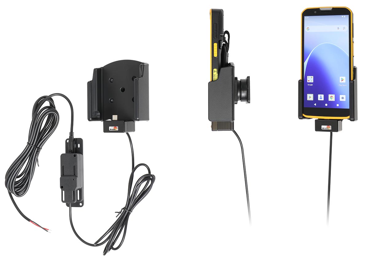 727436 Brodit Aktiv-Halterung für CipherLab RS38 - Festeinbau, USB-C 2