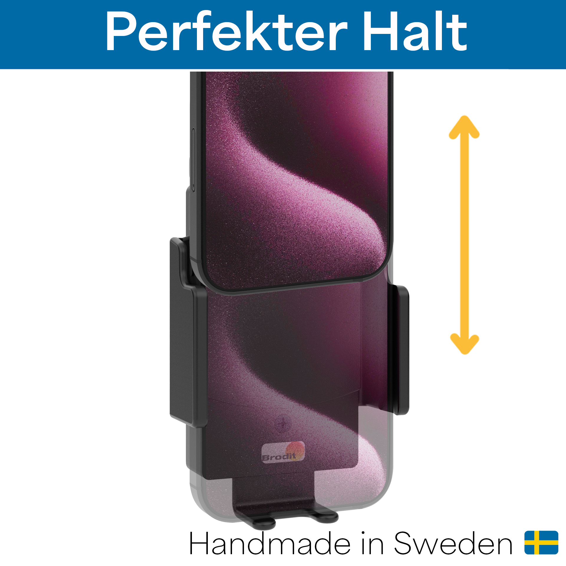 719300 Qi Universalhalterung für Smartphones zum Festeinbau 5