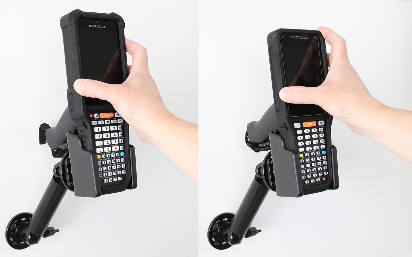 711489 Passiv Halterung für Datalogic: Falcon X60/X65, Skorpio X40/X45 - (Pistolengriff 7