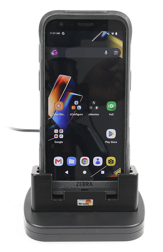 217302 Tischladestation Pogo Pins für Zebra TC701/TC501 (mit/ohne Hülle) - EU-Netzkabel 1