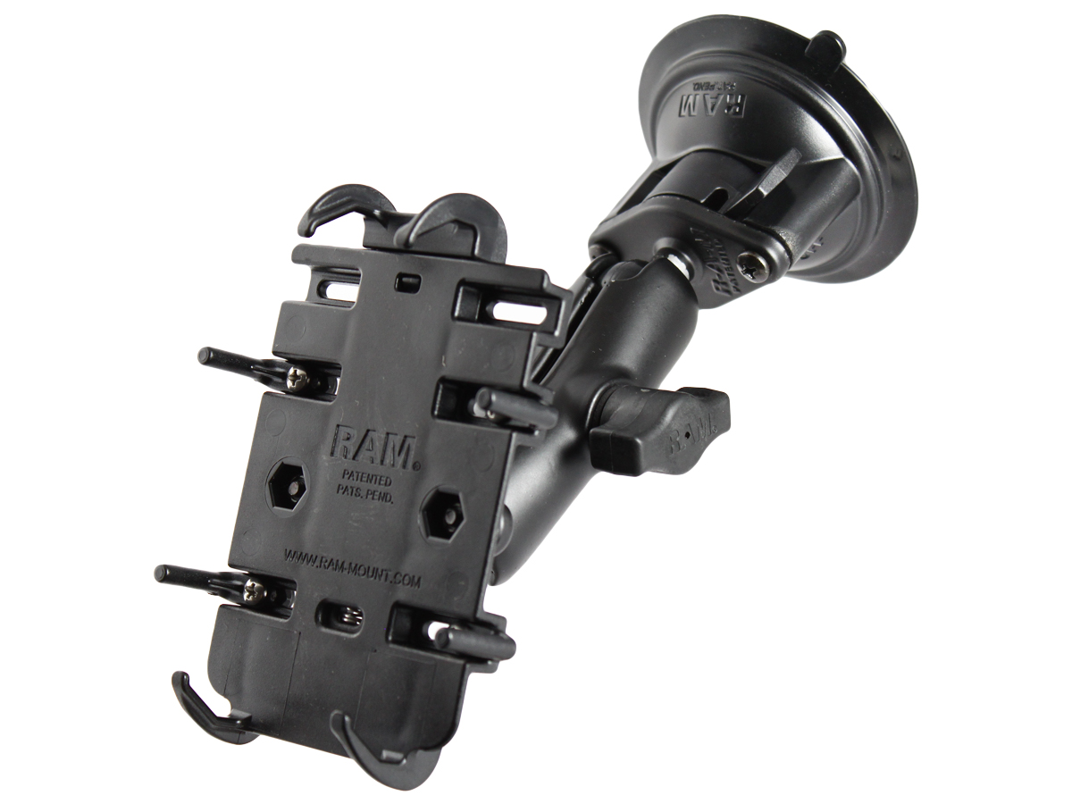 RAM-B-166-PD3 Quick-Grip mit Twist-Lock Saugnapfbasis 1