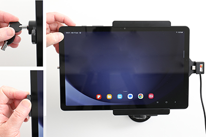 752389 Halterung mit Schlüssel-Verschluss - Samsung Galaxy Tab A9+ 11 SM-X210/SM-X215 3