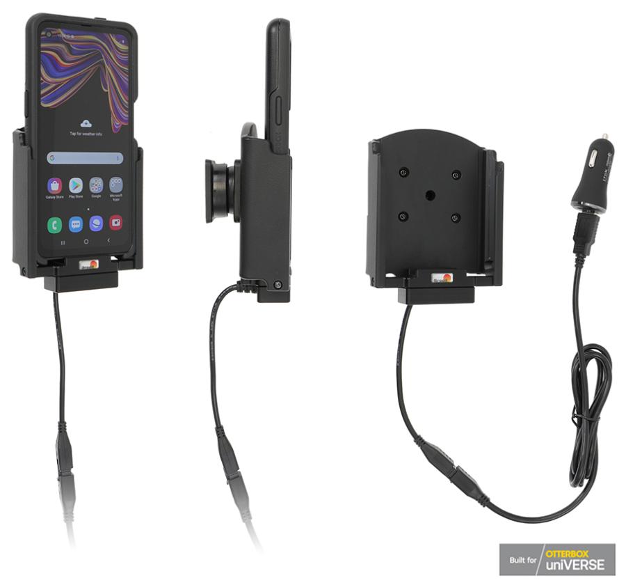 721214 Aktiv Halterung mit Zigarettenanzünder-Stecker - Samsung Galaxy Xcover Pro SM-G715 1
