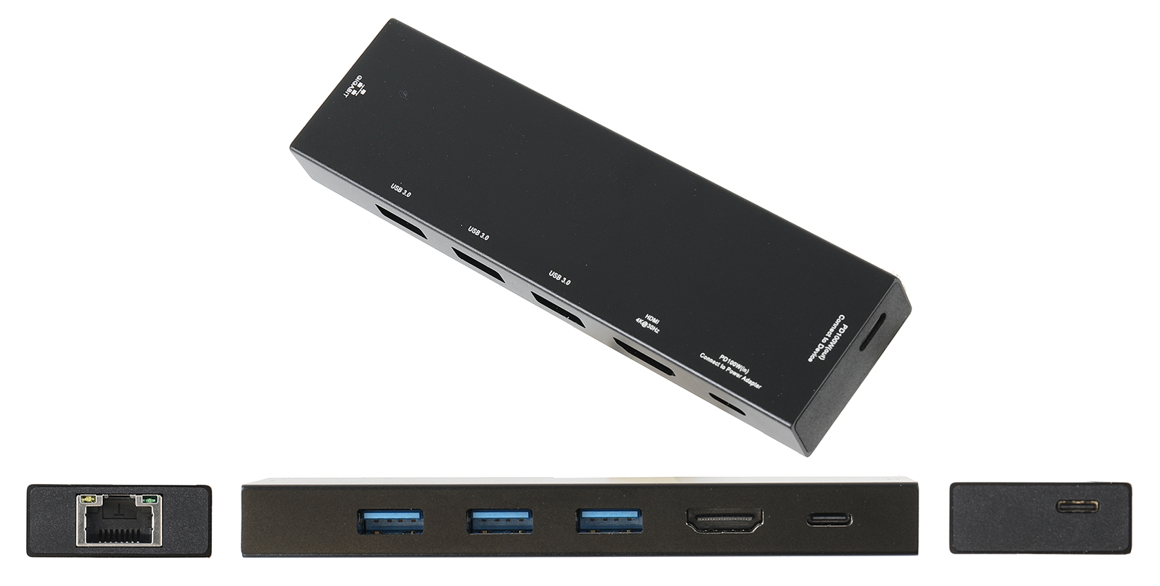 217184 4K USB-C Hub: 6 Ports mit Montageabdeckung für ModTek Dock u. USB-C-Ladeeinheite 3