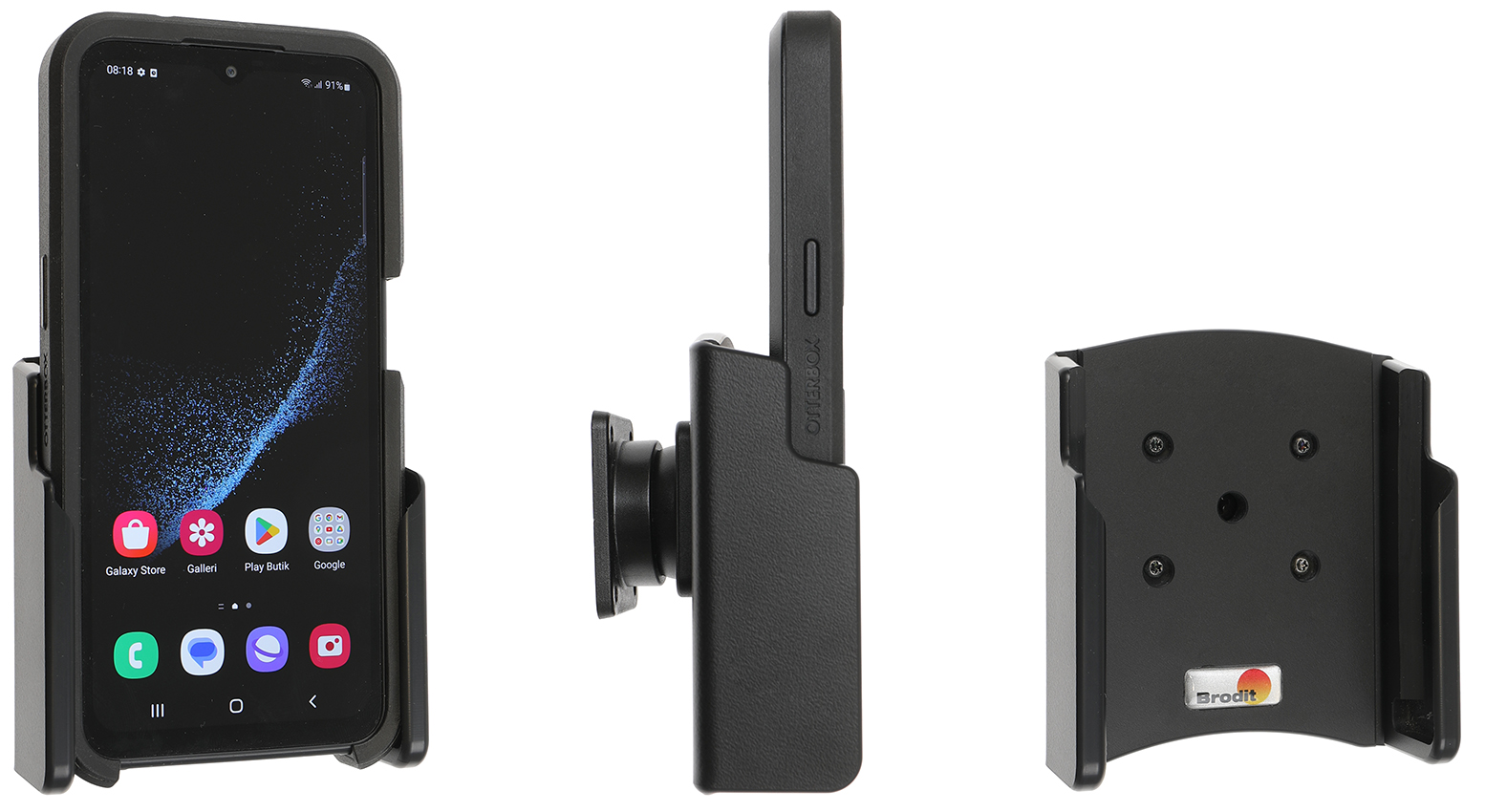 711356 Passiv Halterung mit Kugelgelenk - Samsung Galaxy Xcover 6 Pro 0