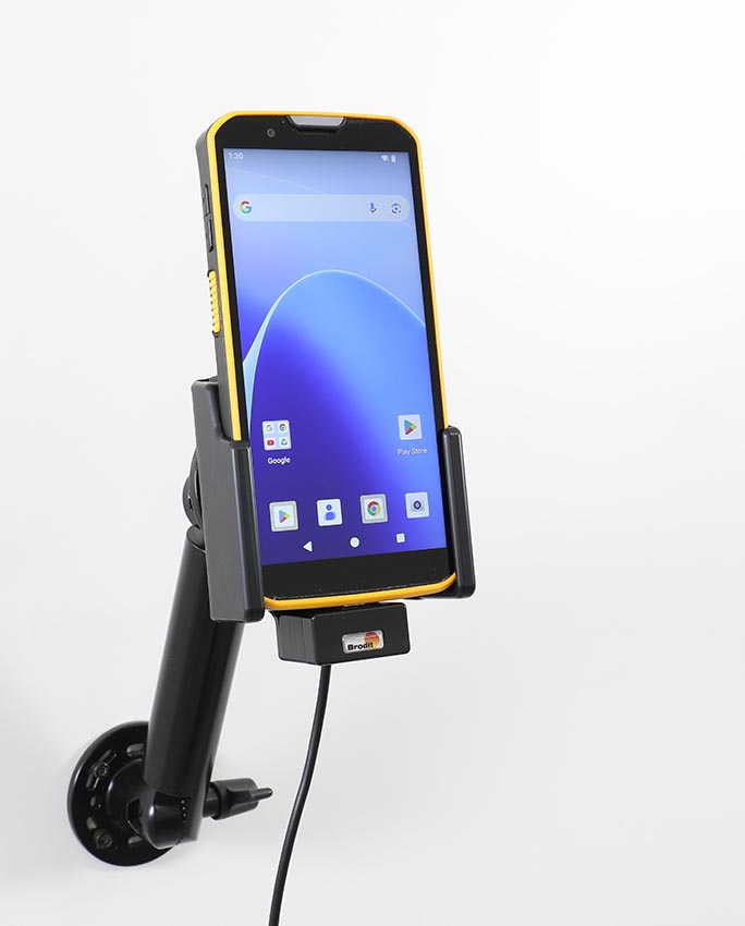 727436 Brodit Aktiv-Halterung für CipherLab RS38 - Festeinbau, USB-C 9