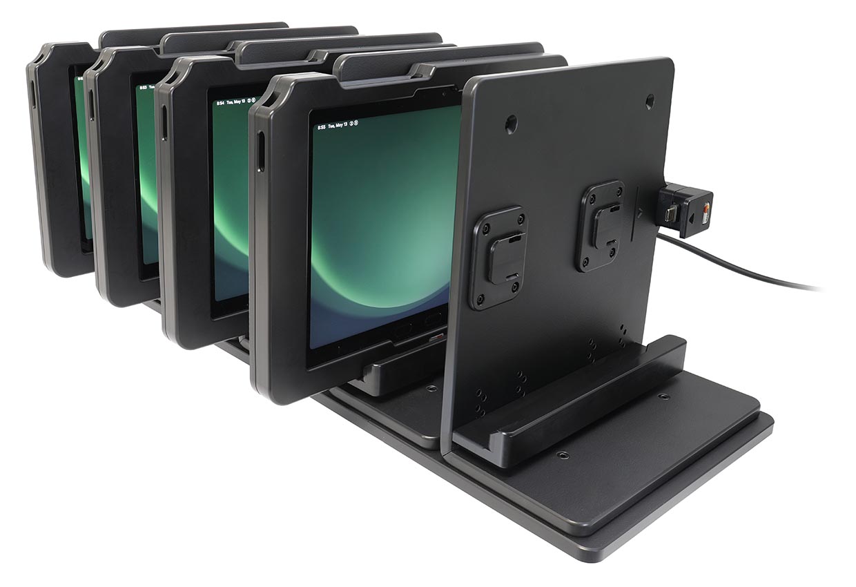 217159 Brodit ModTek 5 Wege-Tischladestation - USB-C 300W für ModTek Case mit EU-Kabel 0