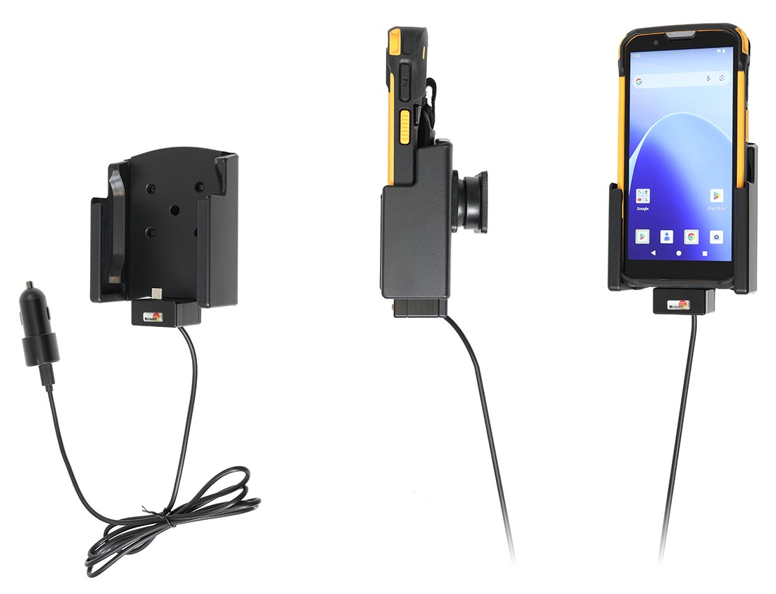721438 Brodit Aktiv-Halterung für CipherLab RS38 - USB-C-Kabel, Zig.-Adapter 2