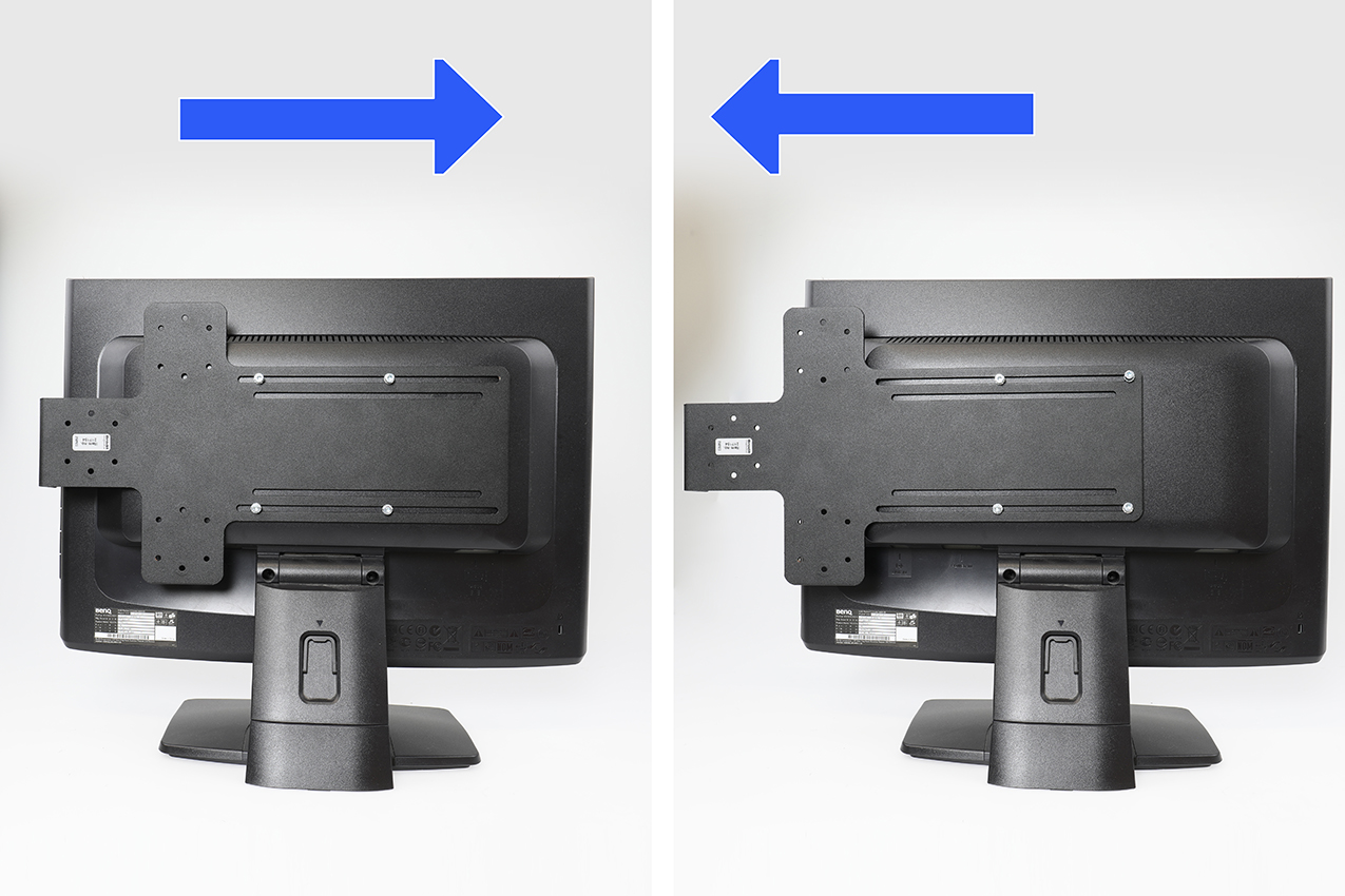 217226 Brodit Monitor-Erweiterungshalterung VESA75/100/vierfach AMPS 3