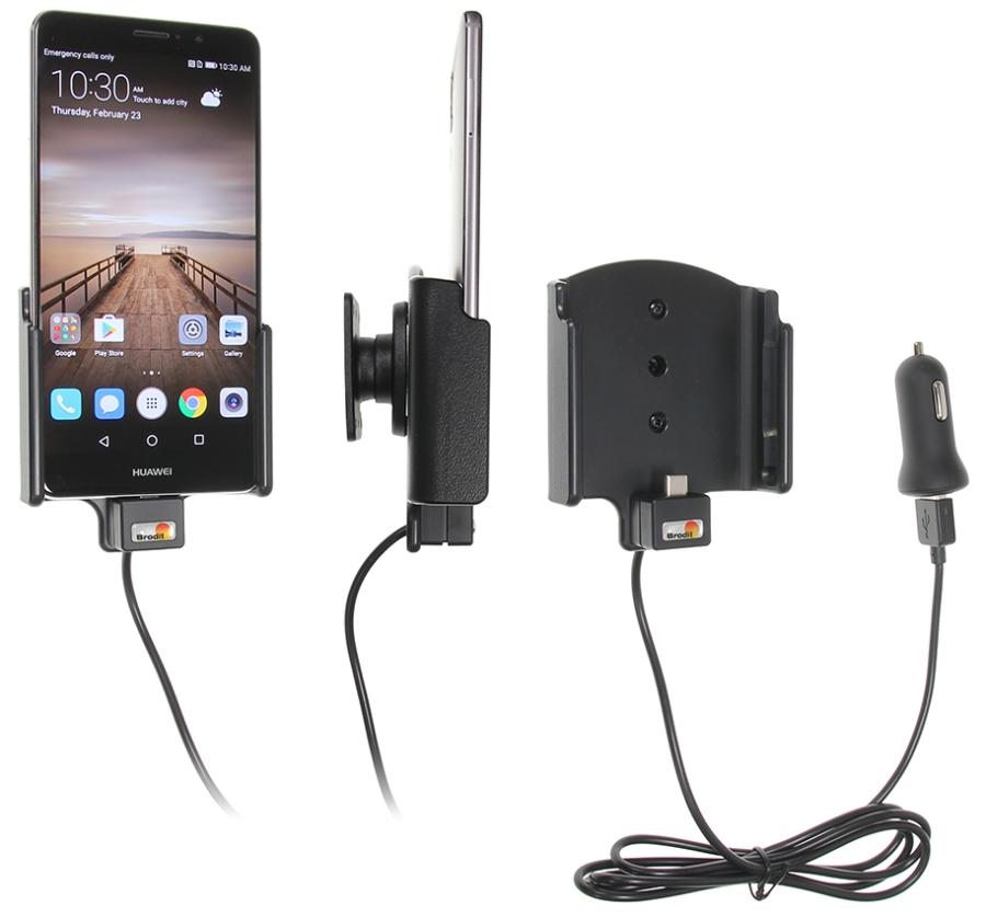 521946 Aktiv Halterung mit USB-Kabel und Zigg-Adapter - Huawei Mate 9 1