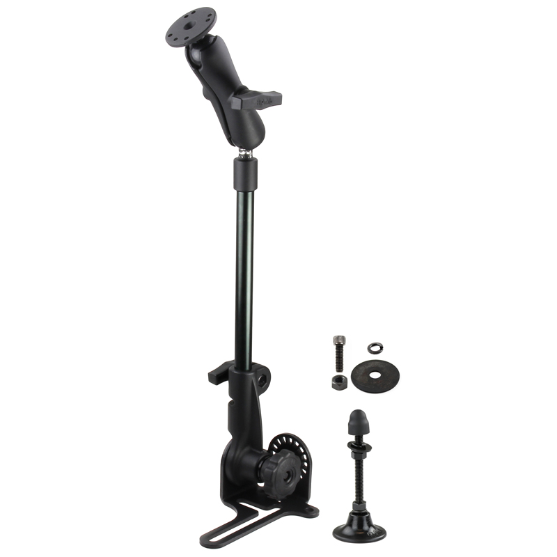 RAM-316-HDR-202-GMU POD HD Reverses Sitzschienenhalterset max. 65 cm mit Round Base 1