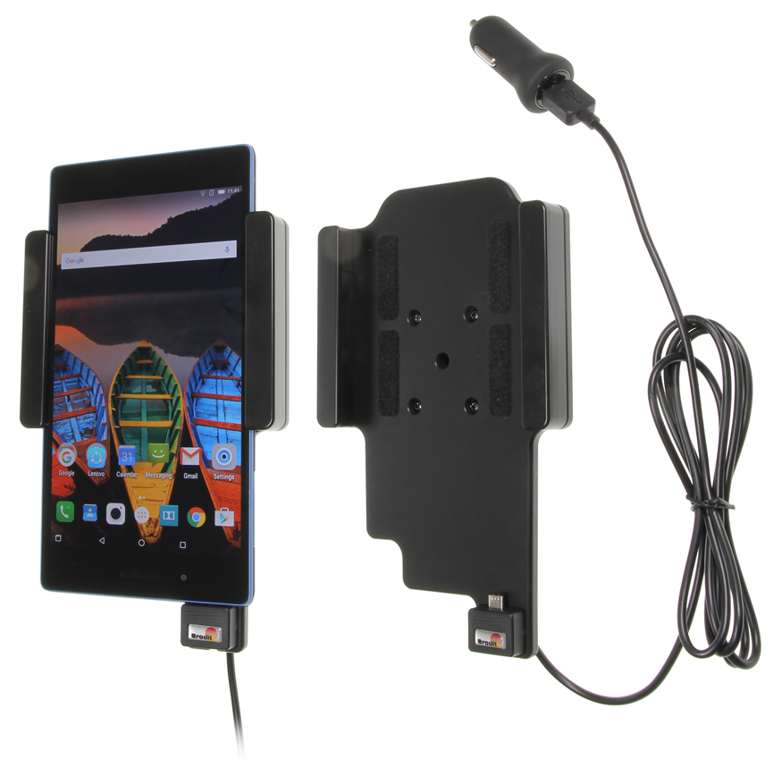 521938 Aktiv Halterung mit USB-Kabel und Zigg-Adapter - Lenovo Tab 3 7 2