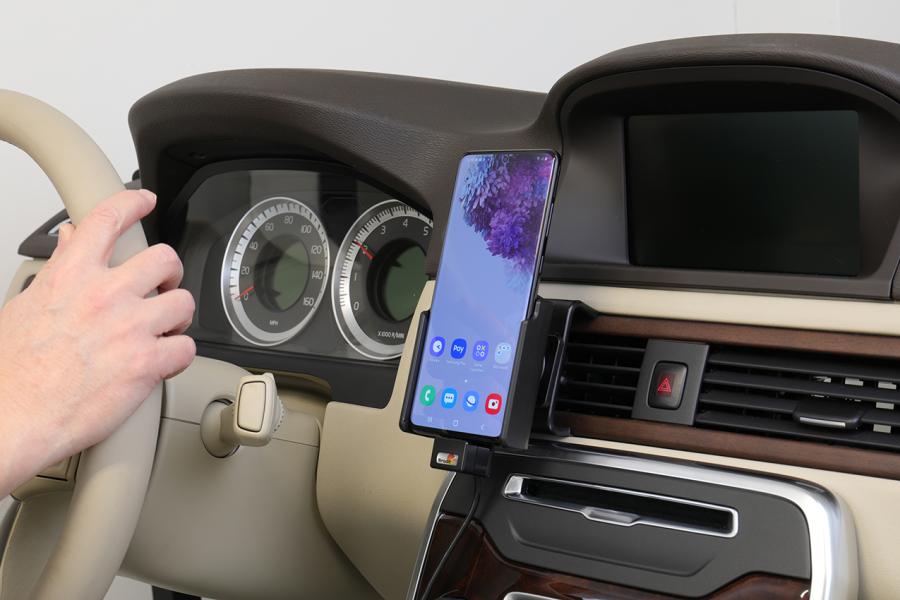 721191 Aktiv Halterung mit Zigarettenanzünder-Stecker - Samsung Galaxy S20 Plus 5G 5