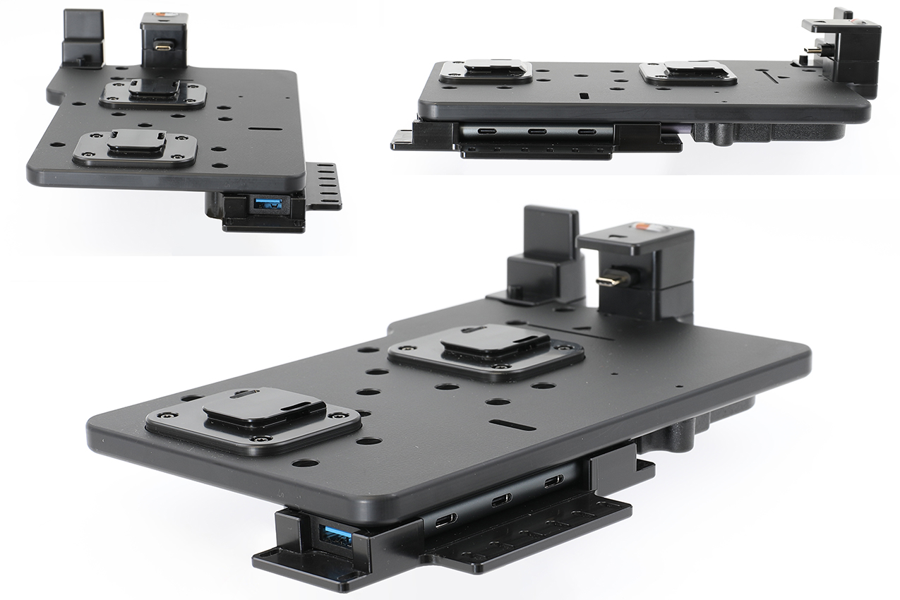 217196 4K USB-C Hub: 3 Ports mit Montageabdeckung für ModTek Dock u. 4k Tablethalterung 5