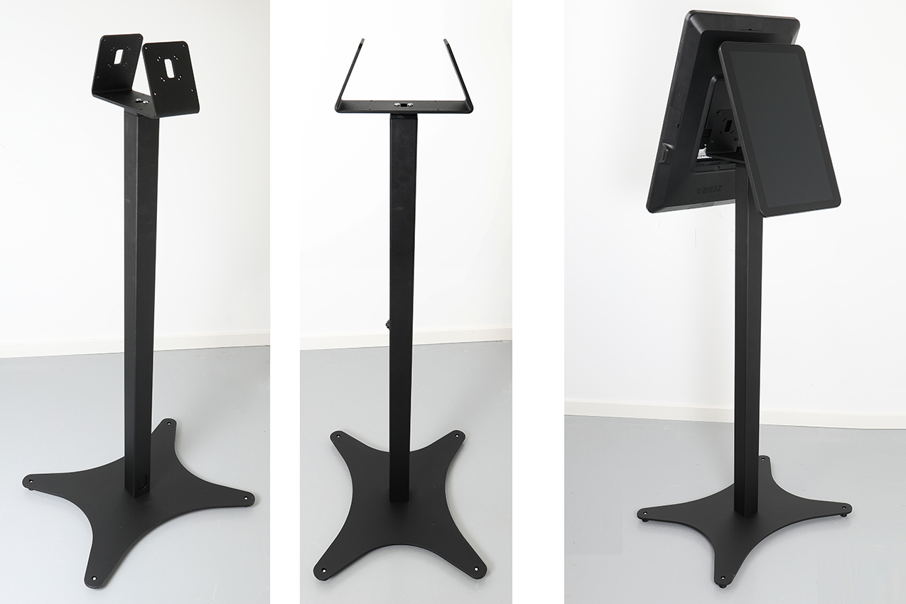 217212 Brodit doppelte Montageplatte, winkelig - für Monitore & Tablets, Modul 5