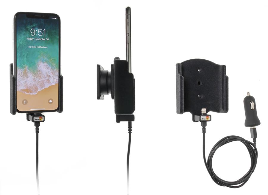 521997 Aktiv Halterung mit Zigarettenanzünder-Stecker - Apple iPhone X 1