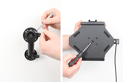 721384 Aktiv Halterung mit USB-Kabel und Zigg-Adapter - Samsung Galaxy Tab S9 2