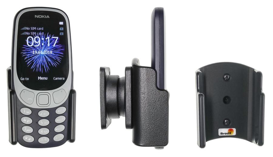 711026 Passiv Halterung mit Kugelgelenk - Nokia 3310 (2017) 1