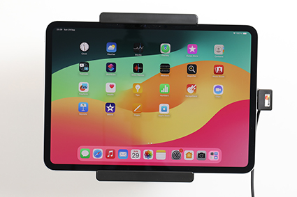 721409 Aktiv Halterung & USB-Kabel + Zig.-Adapter für Apple iPad Pro 11 M4 2024 4