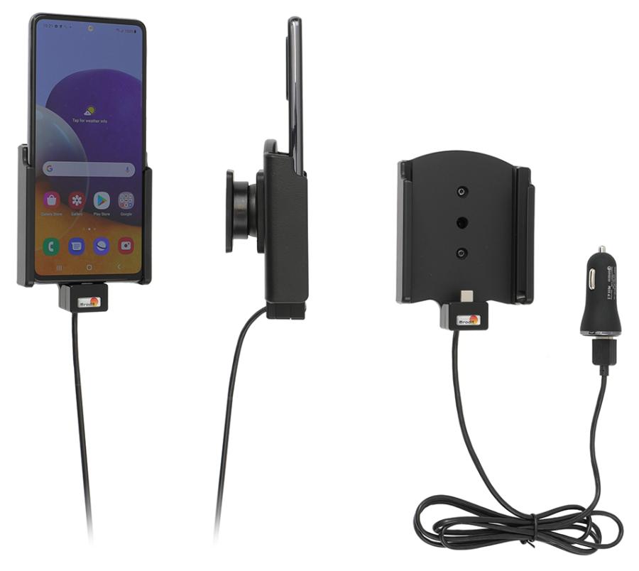 721257 Aktiv Halterung mit Zigarettenanzünder-Stecker - Samsung Galaxy A72 SM-A725F/DS 1