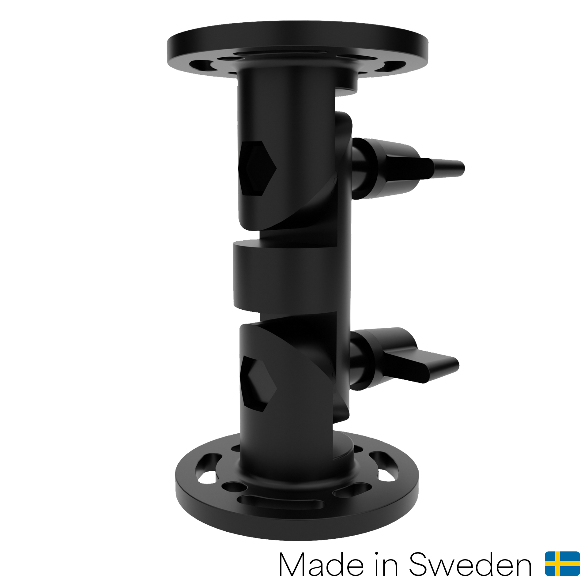 215840 HD Zahngelenkarm Basisset 4”, 114 mm, Kleine Zähne, Montageplatte Rund 1