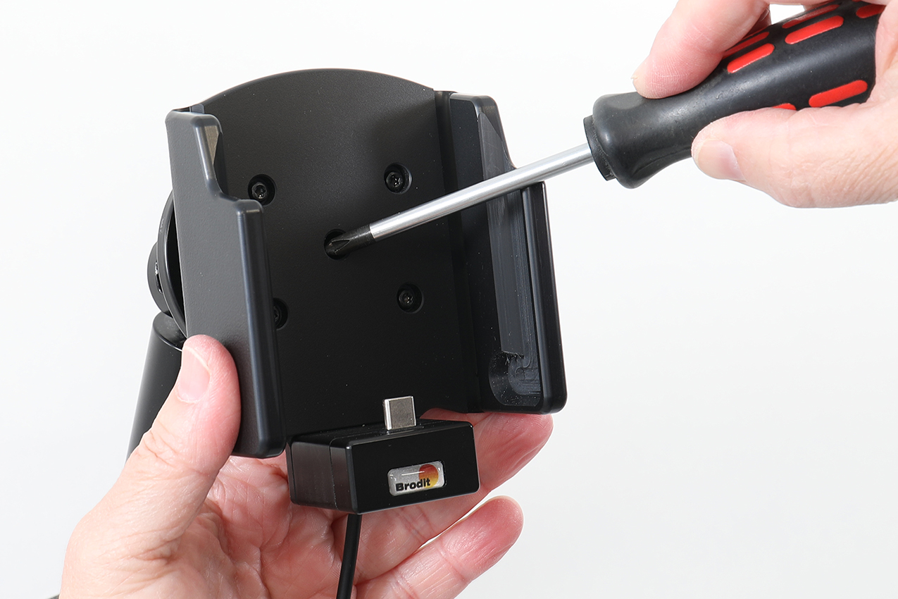 727436 Brodit Aktiv-Halterung für CipherLab RS38 - Festeinbau, USB-C 5