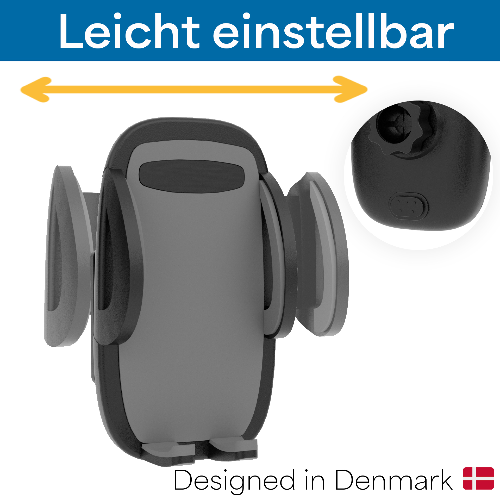 65029 Universalhalter mit Kugelgelenk für alle Smartphones 5