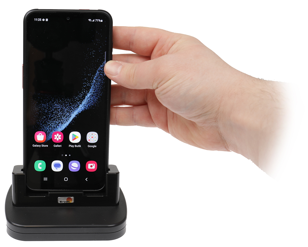 216370 Tisch Stand für Samsung Galaxy Xcover 6 Pro 3