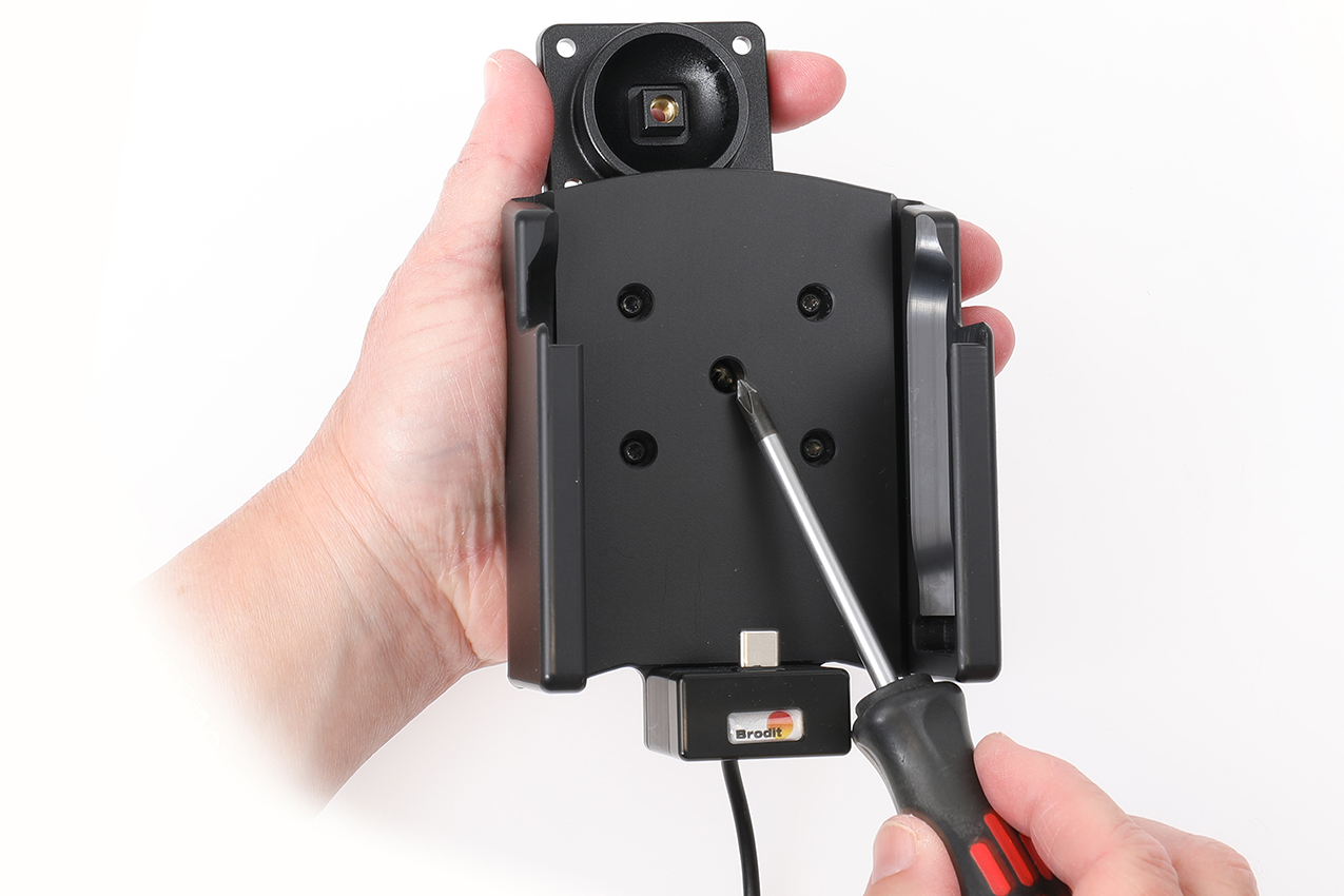 727438 Brodit Aktiv-Halterung für CipherLab RS38 - Festeinbau, USB-C 3