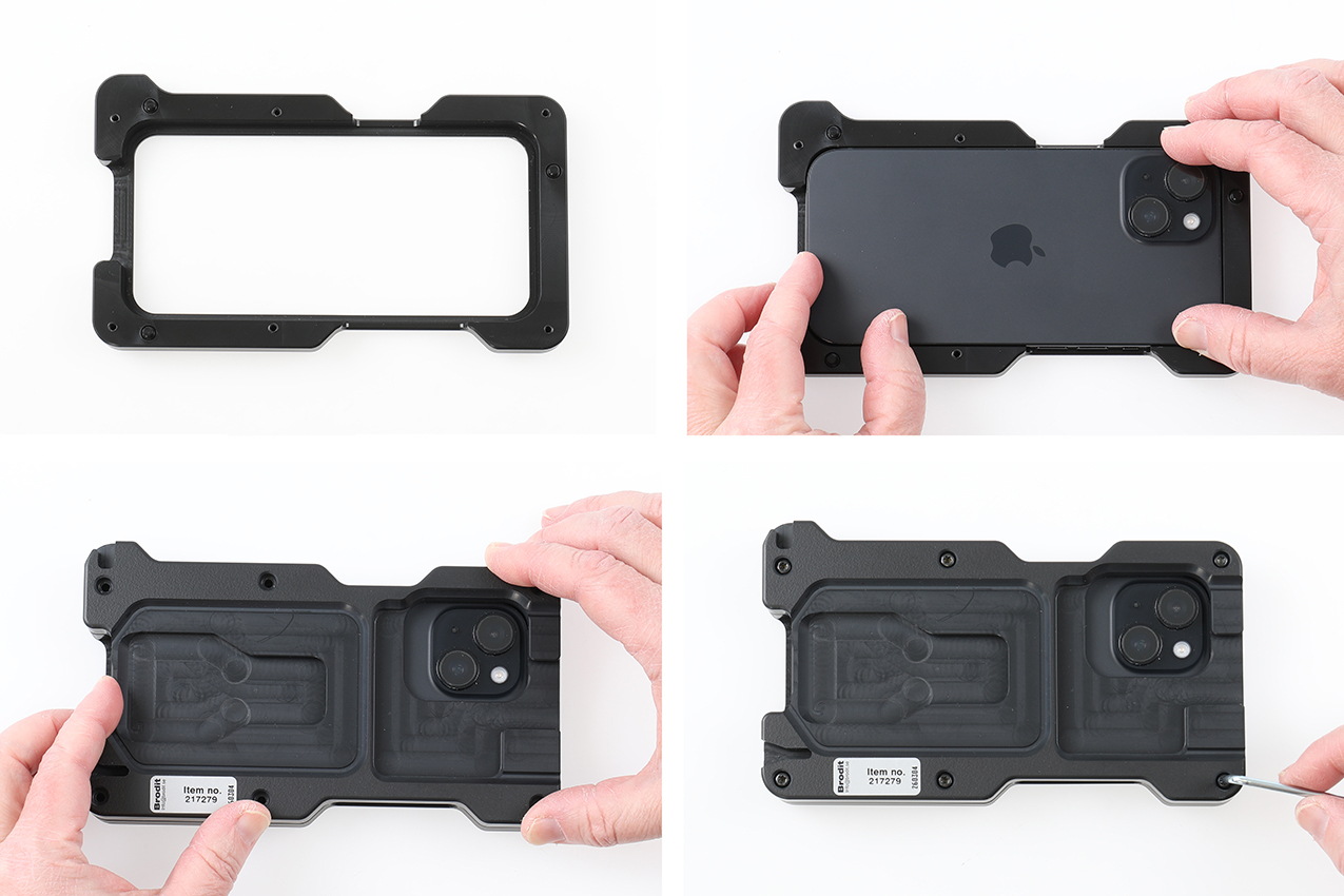 217279 Brodit ModTek Hard Case für Apple iPhone 16 & iPhone 15 3