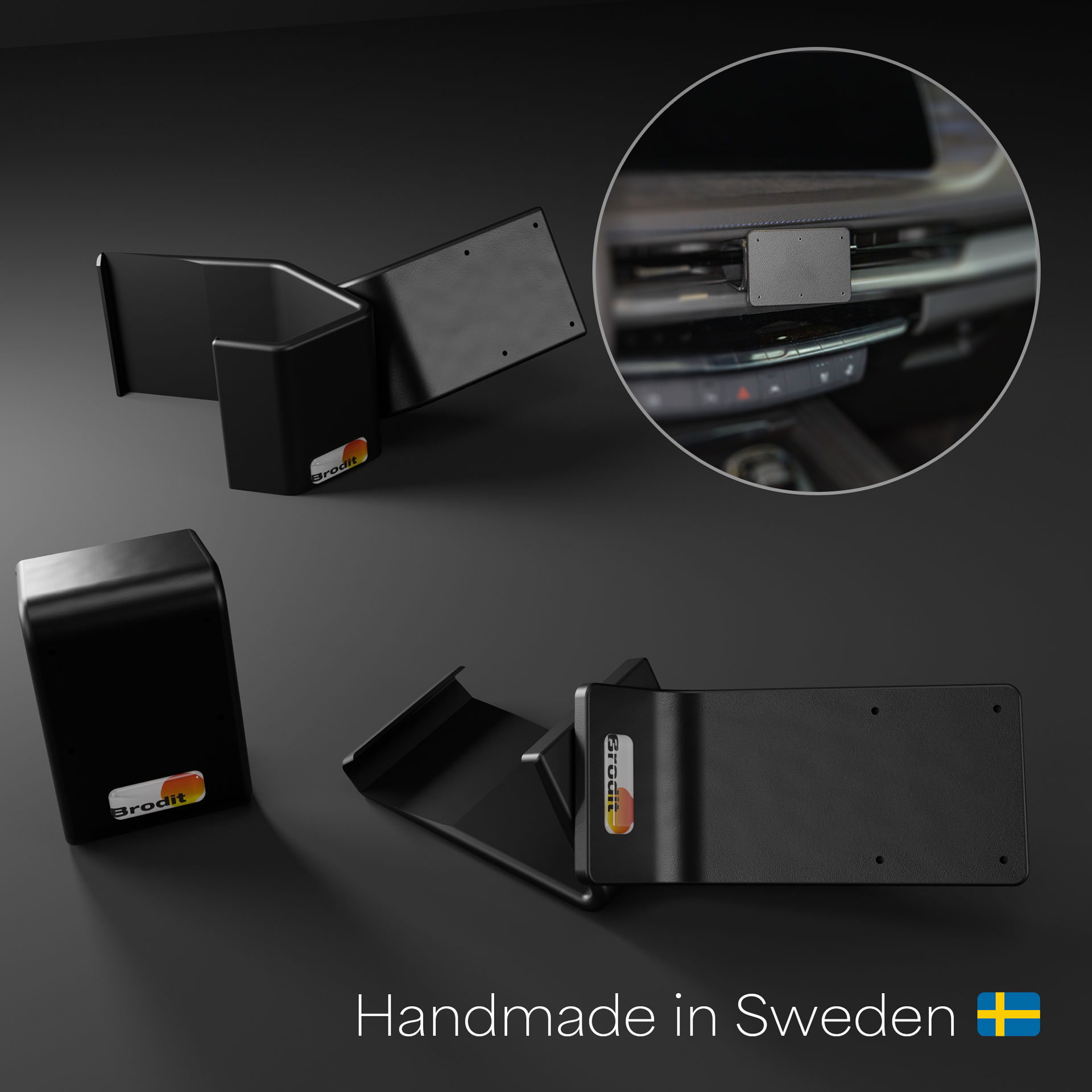 856145 Brodit ProClip für Cadillac XT4 - Baujahr 2024-2026, Armaturenbrett Mitte 0