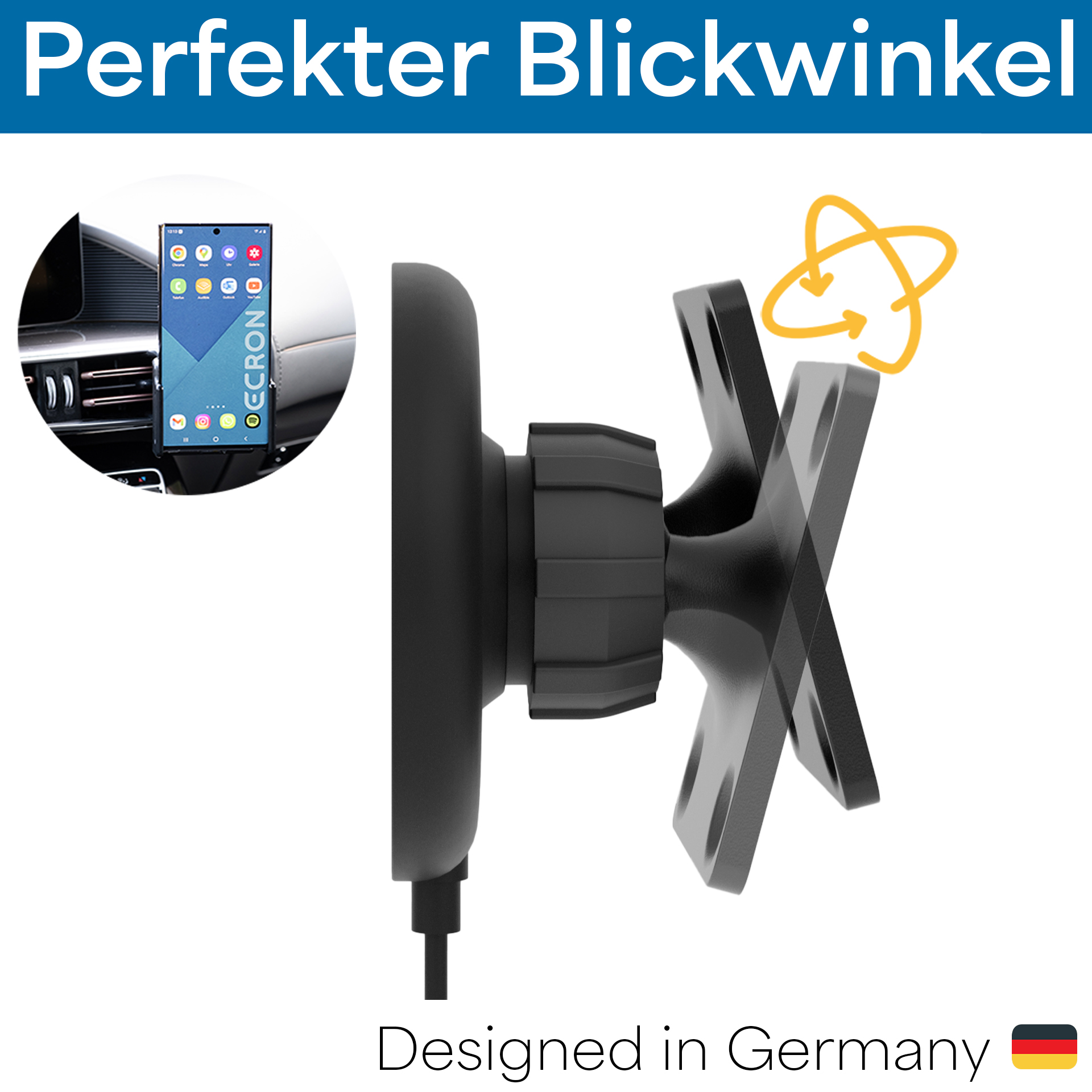 8m2068497226 Wireless Fast Charge 15W Halterung - MagSafe kompatibel 2