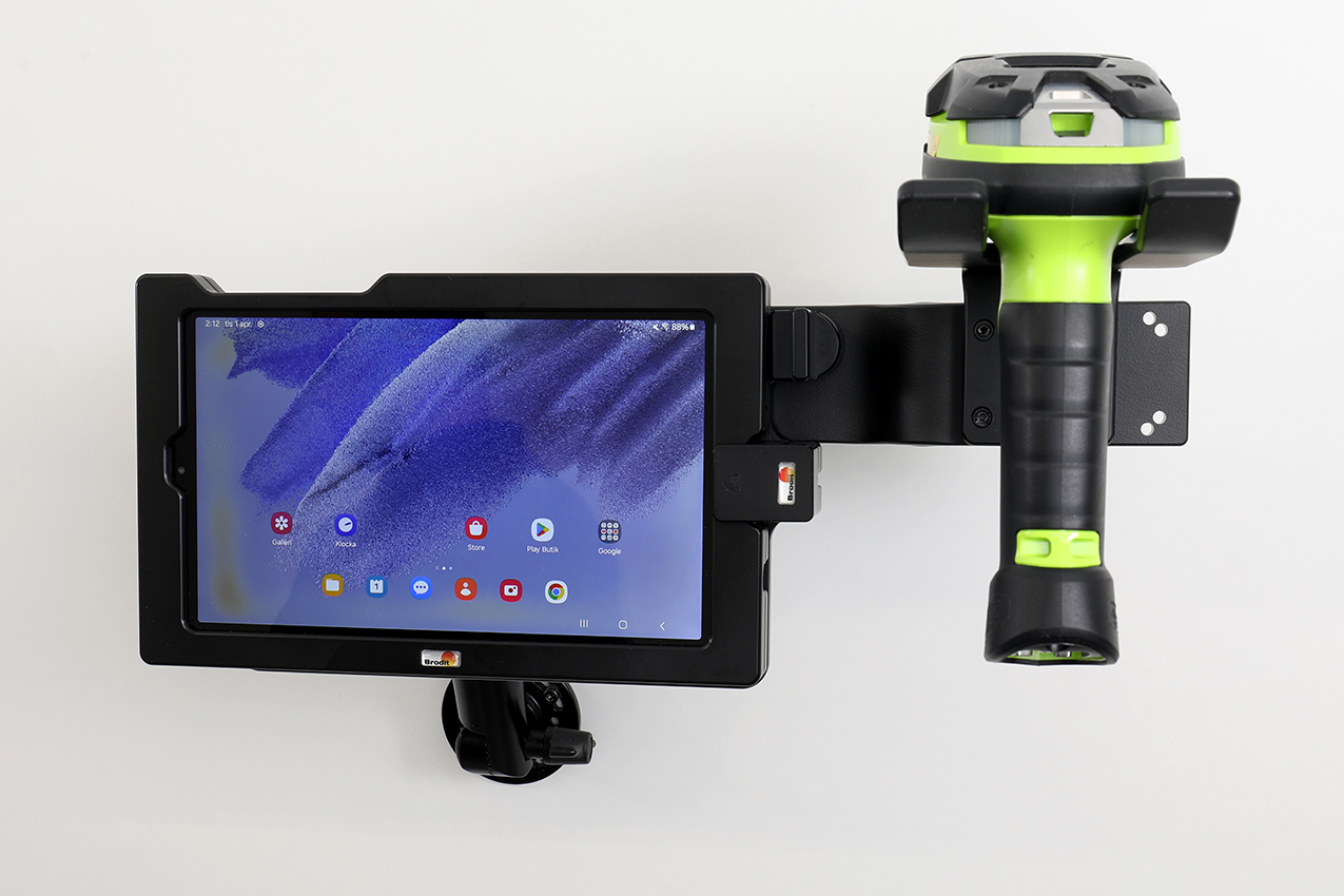 217128 Brodit Montageplatte für ModTek Dock für zusätzliches Zubehör (Scanner, ...) 5