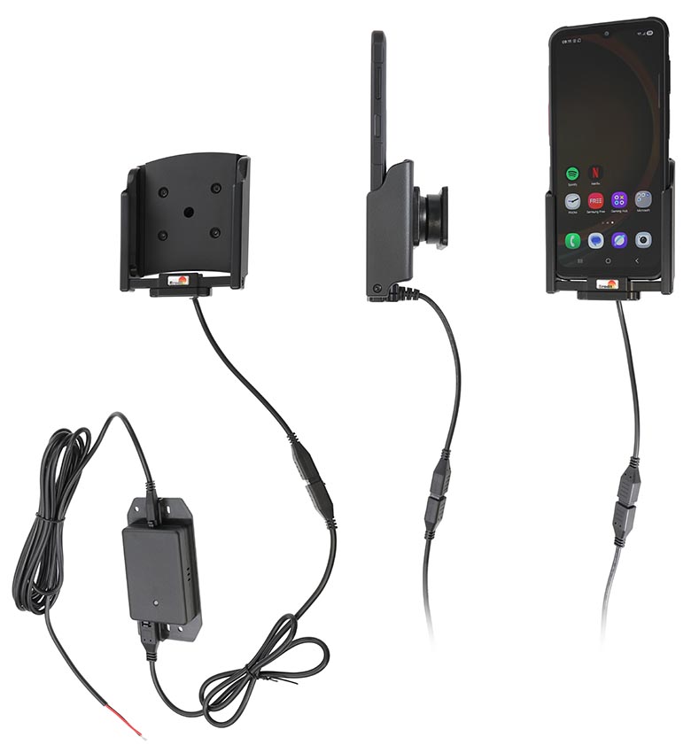 713444 Brodit Aktiv Halterung für Samsung Galaxy XCover 7 Pro - zum Festanschluss 6
