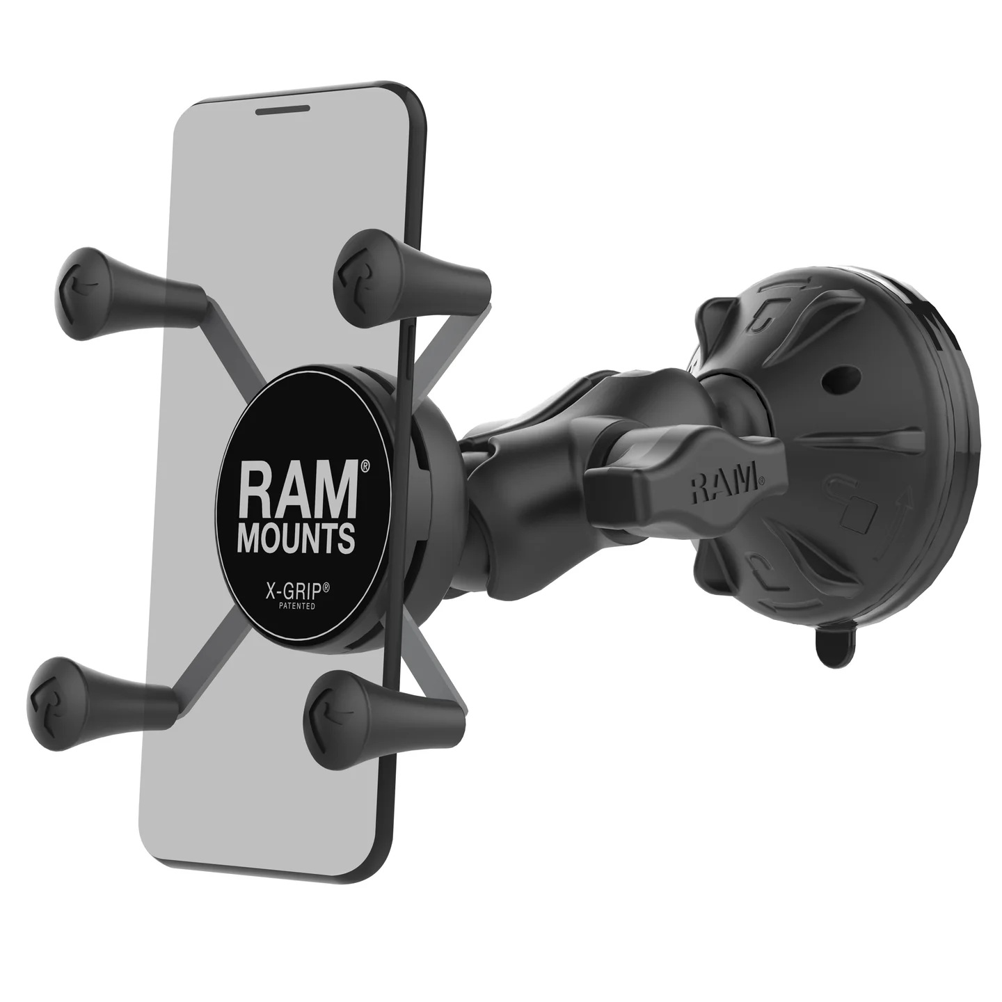 RAP-B-166-2-A-UN7U Ram Mount small X-Grip-Saugnapfhalterung für Smartphones - aus Kunststoff 0