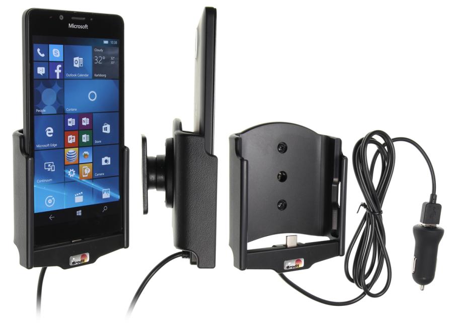 521829 Aktiv Halterung mit Zigarettenanzünder-Stecker - Microsoft Lumia 950 1