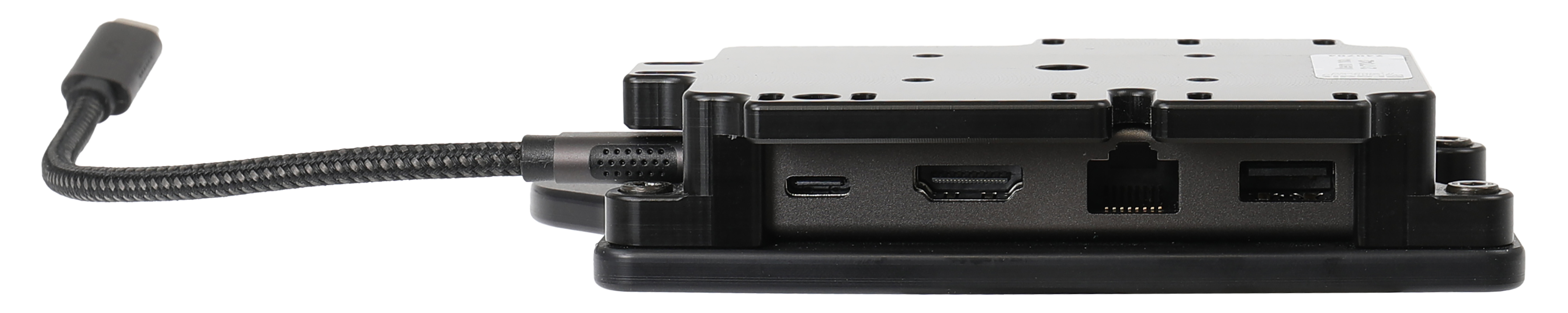 217042 Brodit USB-C 8 in 1 Hub mit Montageadapter 100W PD, HDMI Ethernet, SD/Micro SD 6