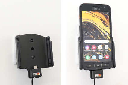 721133 Aktiv Halterung mit Zigarettenanzünder-Stecker - Samsung Galaxy Xcover 4s 8