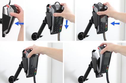 711246 Passiv Halterung mit Kugelgelenk - Ingenico 5000 5