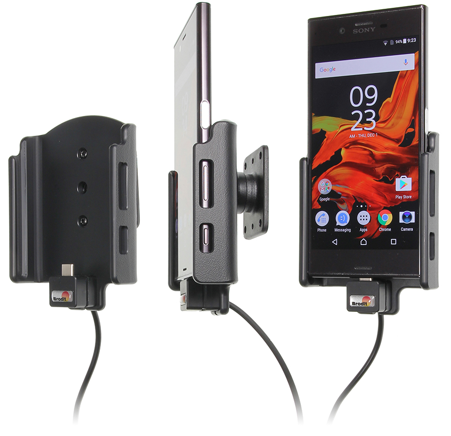 521933 Aktiv Halterung mit USB-Kabel und Zigg-Adapter - Sony Xperia XZ 2