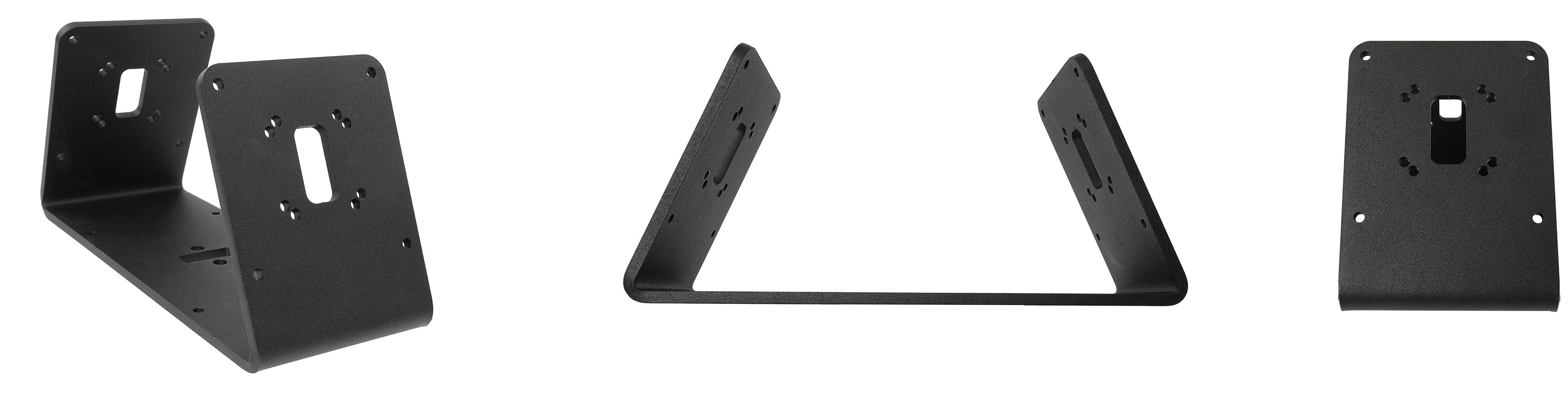 217212 Brodit doppelte Montageplatte, winkelig - für Monitore & Tablets, Modul 0