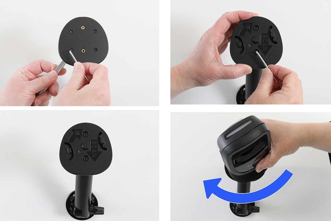217272 Montageplatte passend zu Multi-Mount & Locking Mount für Zebra DS9308 5