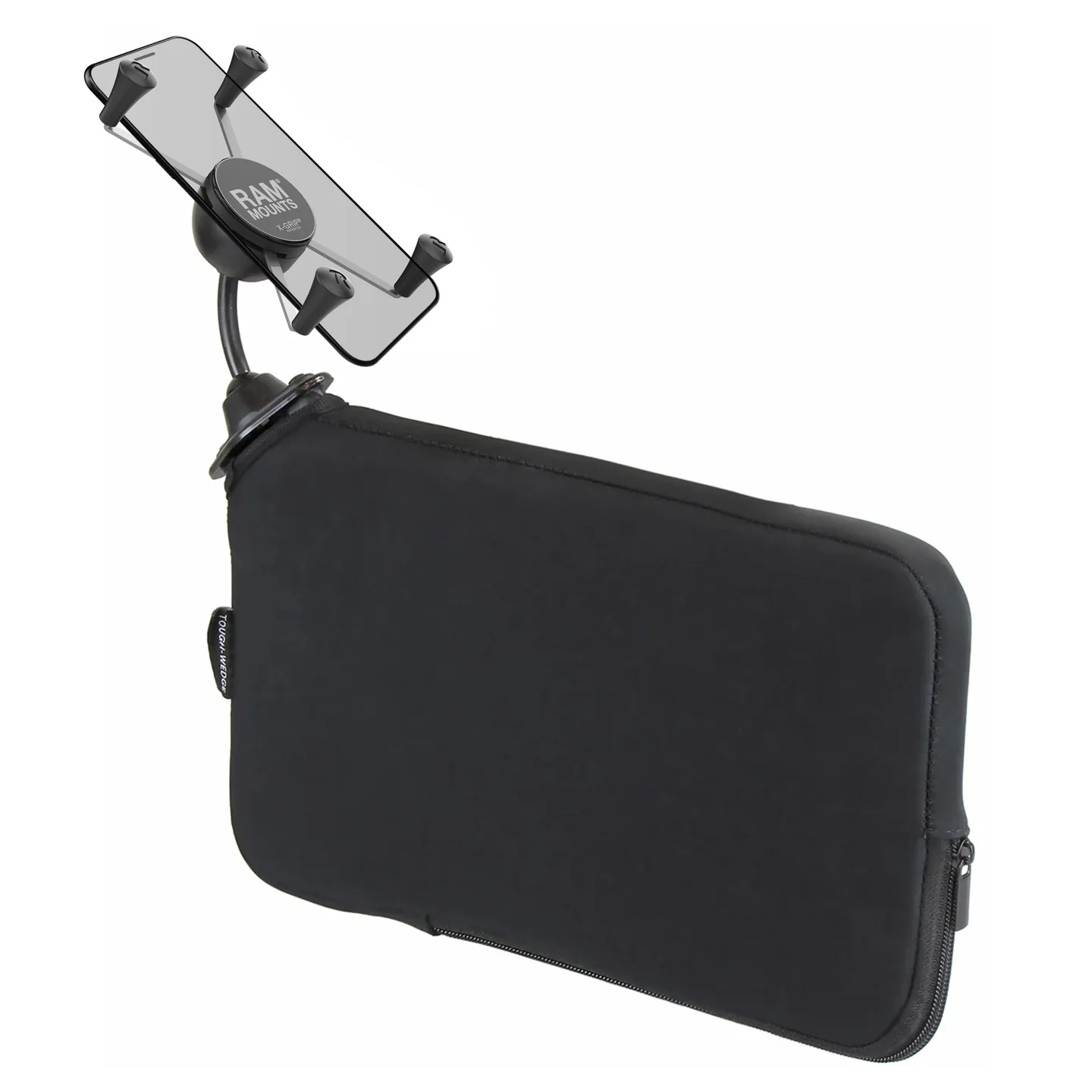 RAP-SB-407-UN10U large X-Grip Universalhalterung - Tough-Wedge Basis, langer Snap-Link-Adapter 0