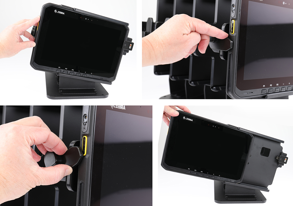217140 Brodit 5 Wege-Tischladestation für Zebra ET60, ET65 - Windows u. Android, USB-C 6