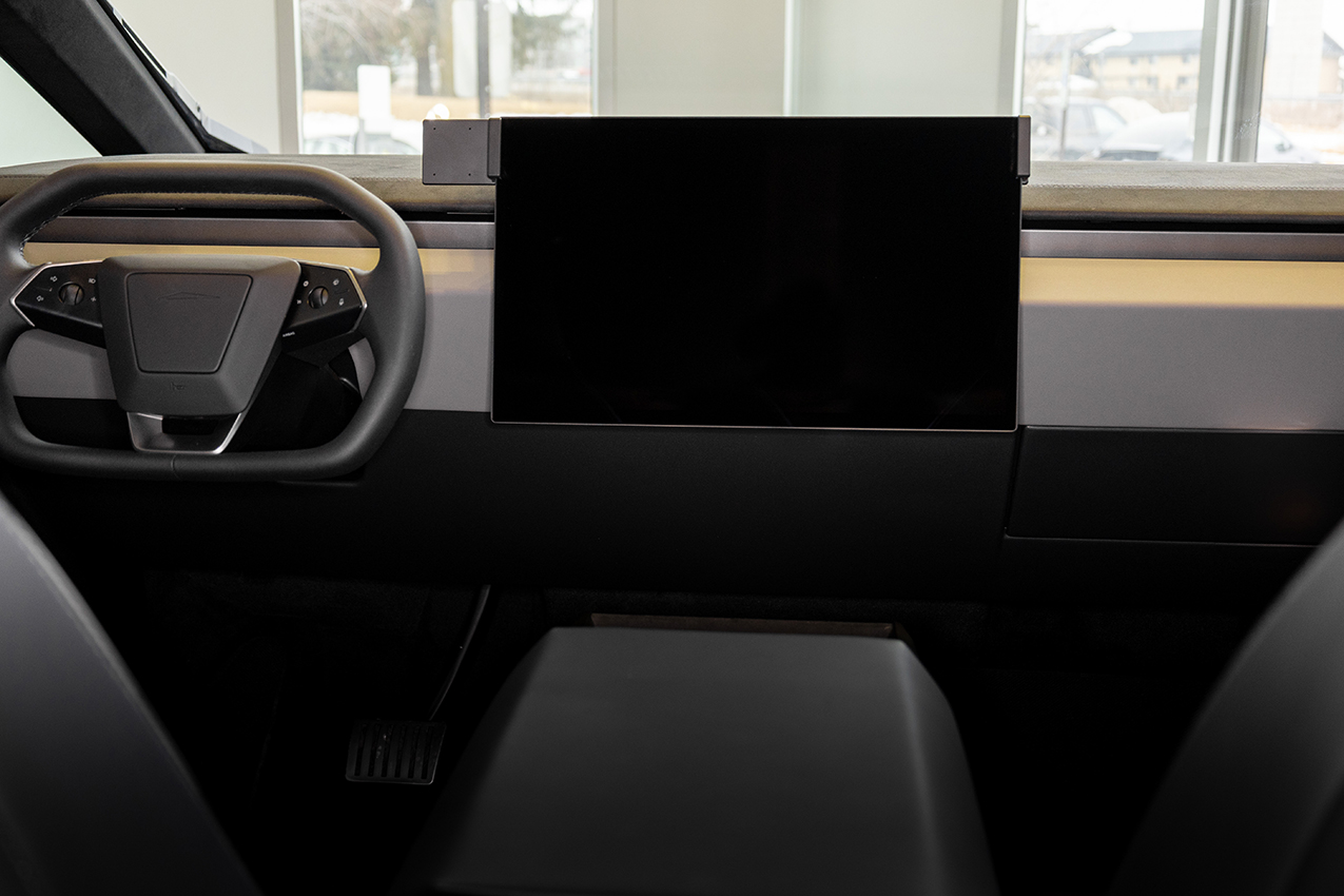 856112 Brodit ProClip für Tesla Cybertruck - Baujahre 2023-2025, Armaturenbrett Mitte 10