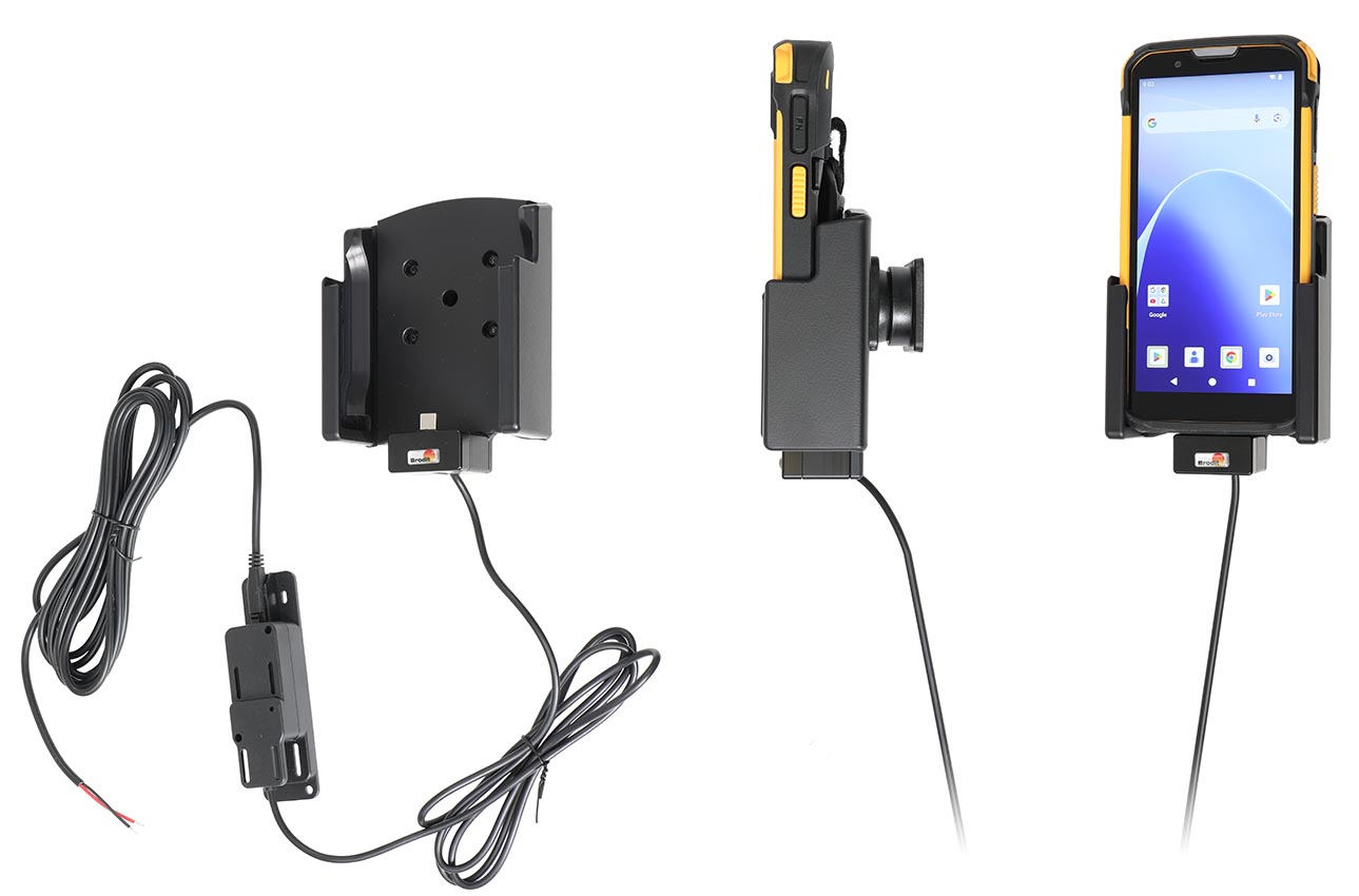 727438 Brodit Aktiv-Halterung für CipherLab RS38 - Festeinbau, USB-C 2